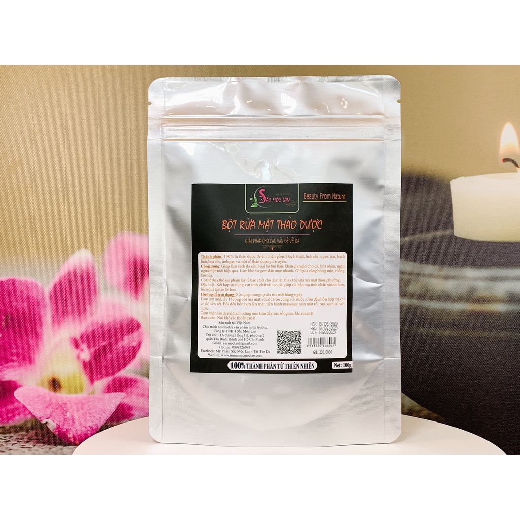 Bột rửa mặt Sắc Mộc Lan