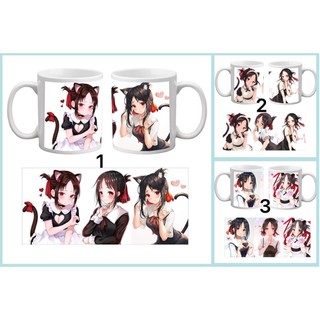 cốc trắng in hình anime Kaguya-sama Love Is war /ly sứ Kaguya-sama Love Is War