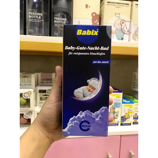 Tinh dầu tắm chống cảm Babix Baby Gute Nacbt Bad