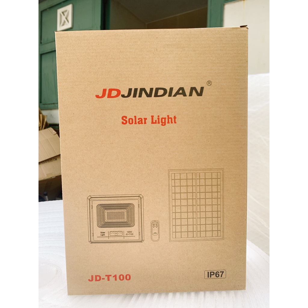 Đèn Pha Năng Lượng Mặt Trời Jindian JD T100