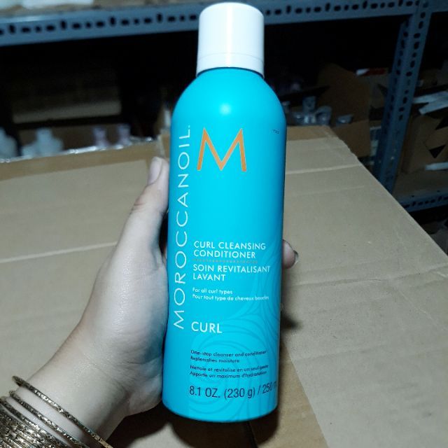 DẦU XẢ LÀM SẠCH SÂU TÓC XOĂN MOROCCANOIL CURL CLEANSING CONDITIONER 250ML