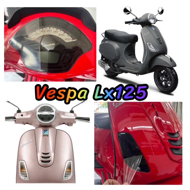 Đồng hồ tốc độ Vespa LX125 / Đèn pha / Tín hiệu rẽ trước + Đèn hậu / Đèn hậu LX125 I-get (Mẫu mới)