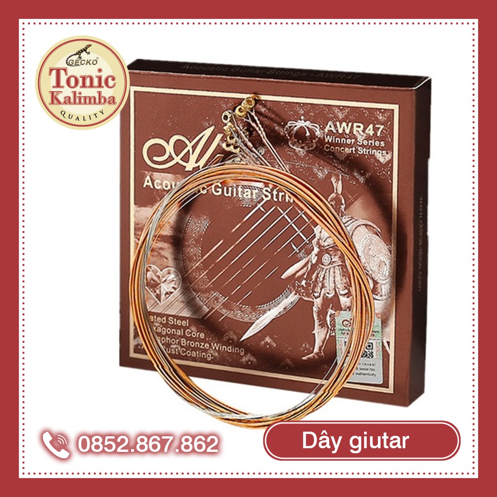 Dây dự phòng đàn Guitar Dây đàn guitar dây đàn guitar,dây đàn guitar acoustic,Bộ 6 dây đàn guitar Acoustic Alice AWR47