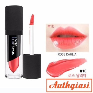 Son kem Agapan Vita Lip Stain màu 10 Cam Đào có Vitamin E dưỡng môi