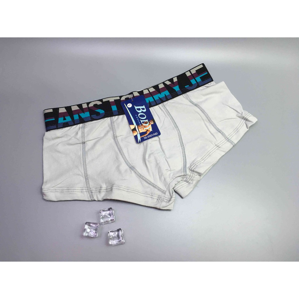 Set 10 quần lót đùi nam cotton hoặc thun lạnh cạp lưng ngẫu nhiên (hàng chất lượng cao)