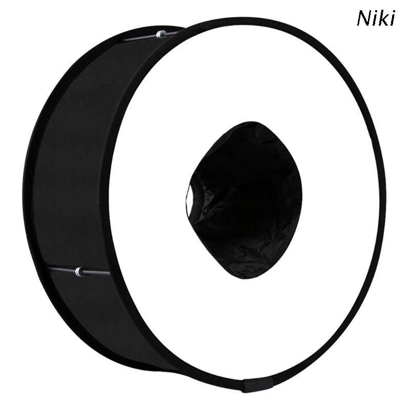 Niki 45cm Ring Softbox Speedlight Round Style Flash Light Shoot Soft box Foldable Soft Flash Light Diffuser lens accessories for cạnon Lens and accessories photography camera accessories camera lens hood shade camera lens hood cover camera accessories cas