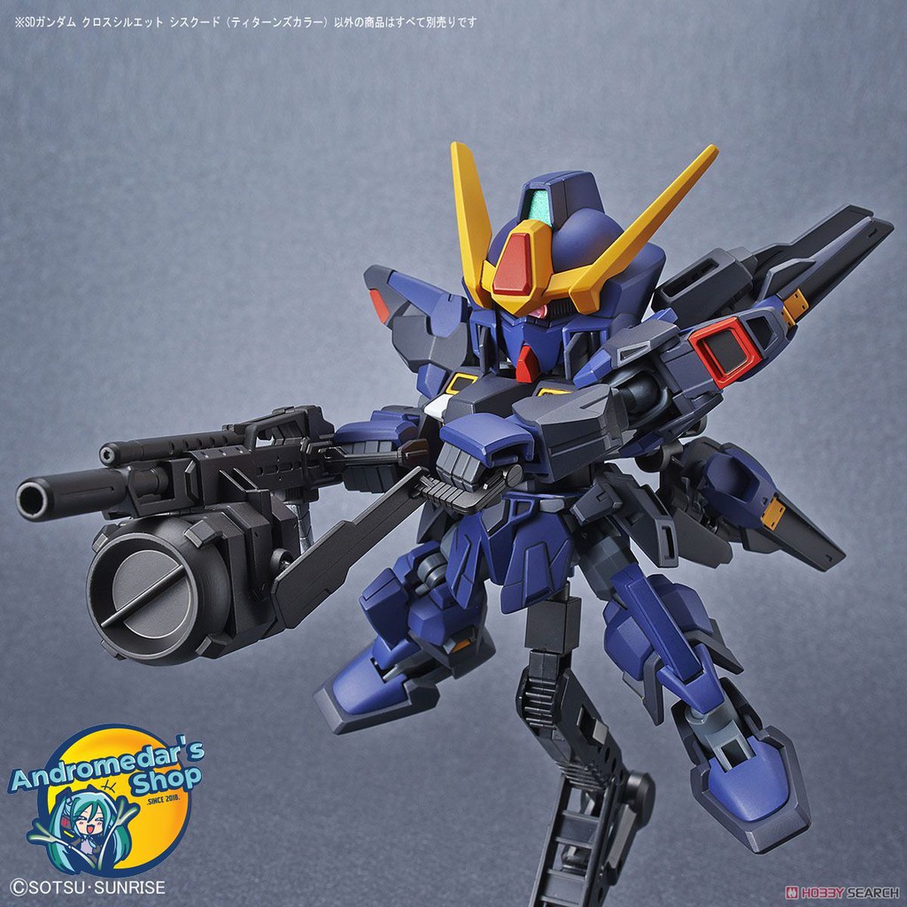 [Bandai] Mô hình lắp ráp SD Gundam Cross Silhouette Sisquied [Titans Colors] (SD) 10 (Gundam Model Kits)