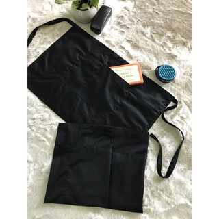 Tạp dề ngắn đen dành cho phục vụ