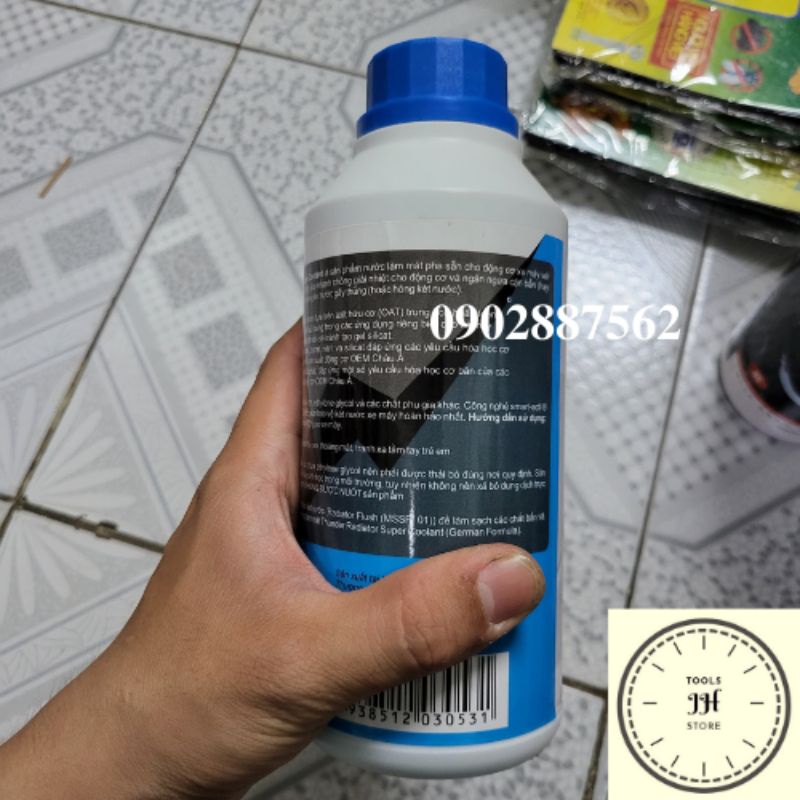 nước làm mát pha sẵn động cơ xe máy Thunder 450ml