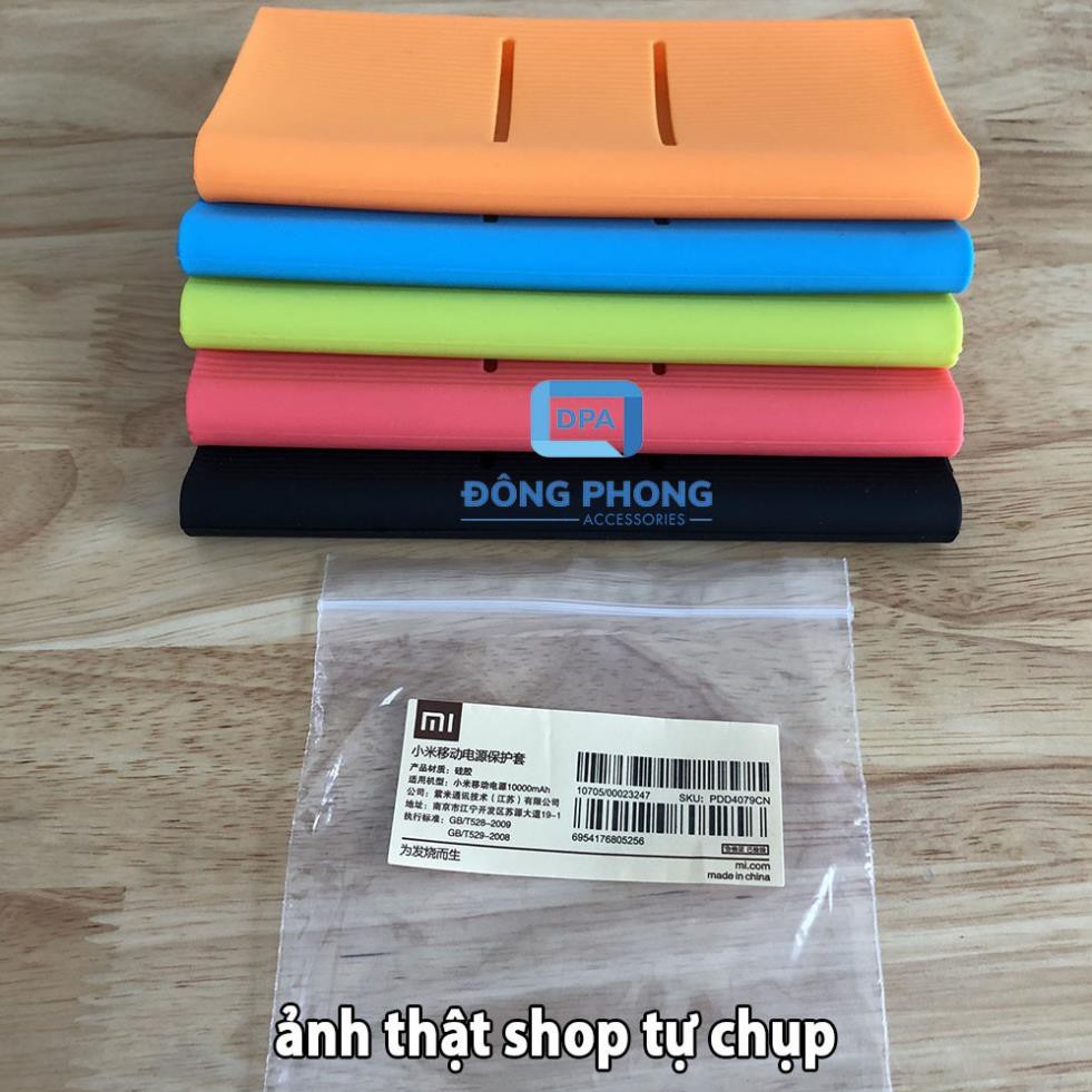 Bao Silicon Pin Sạc Dự Phòng Xiaomi 10000mAh Gen 3 Chính Hãng