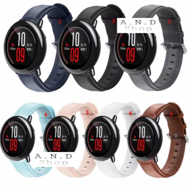 Dây Đeo Bằng Da Cho Đồng Hồ Thông Minh Xiaomi Huami Amazfit Pace 1 2