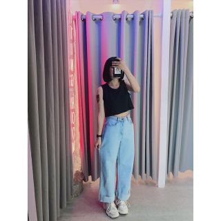 Áo tanktop trơn dáng crotop siêu cá tính