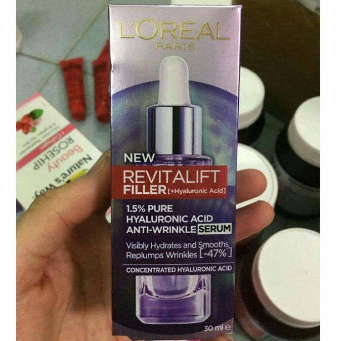 Serum Loreal Revitalift Filler dưỡng ẩm, giảm nhăn, mờ nám