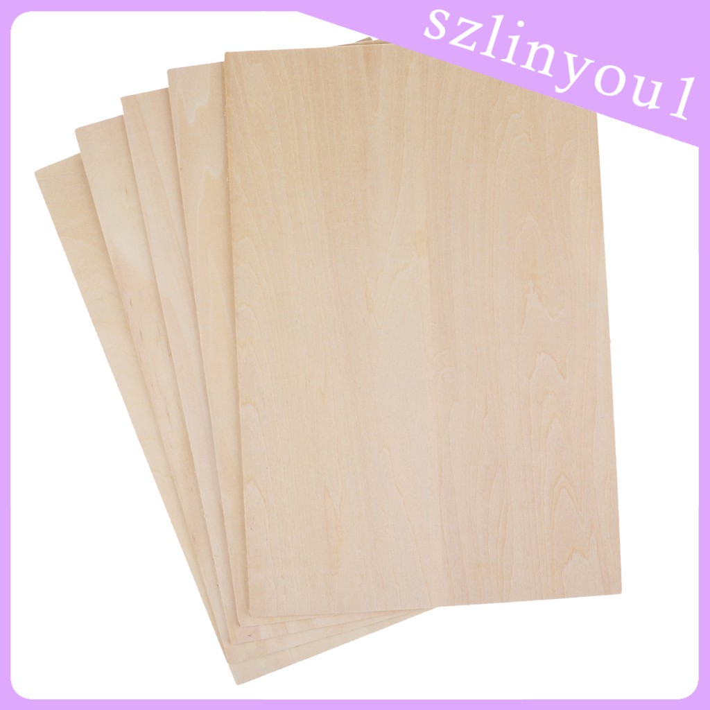 RC NEW Bộ Miếng Gỗ 2mm Tự Lắp Ráp Cho Máy Bay Điều Khiển Từ Xa