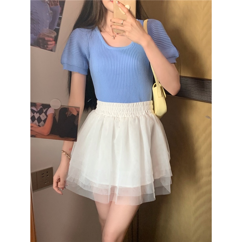 Áo Thun Tay Ngắn Màu Trơn Thiết Kế Đơn Giản Thời Trang