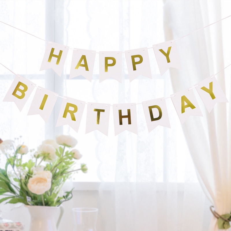 Dây Cờ Trang Trí Tiệc Sinh Nhật Hình Nàng Tiên Cá Xinh Xắn