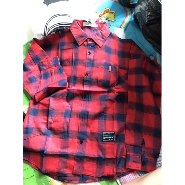 Áo somi nam kẻ caro đỏ dài tay,áo sơ mi nam cổ bẻ,áo cổ đức,áo dạ sơmi mùa đông