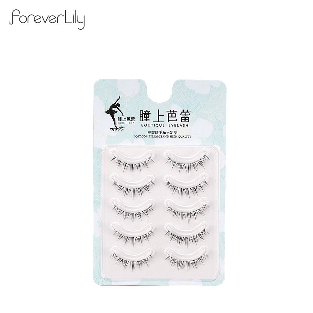 Lông mi giả FOREVERLILY nối dài mi chất liệu mềm mại trang điểm tự nhiên