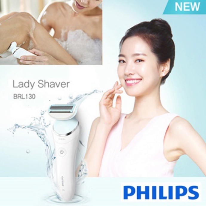 Máy làm sạch lông khô và ướt dùng cho nữ nhãn hiệu Philips BRL130/00 và BRL140  - Bảo hành chính hãng: 24 THÁNG