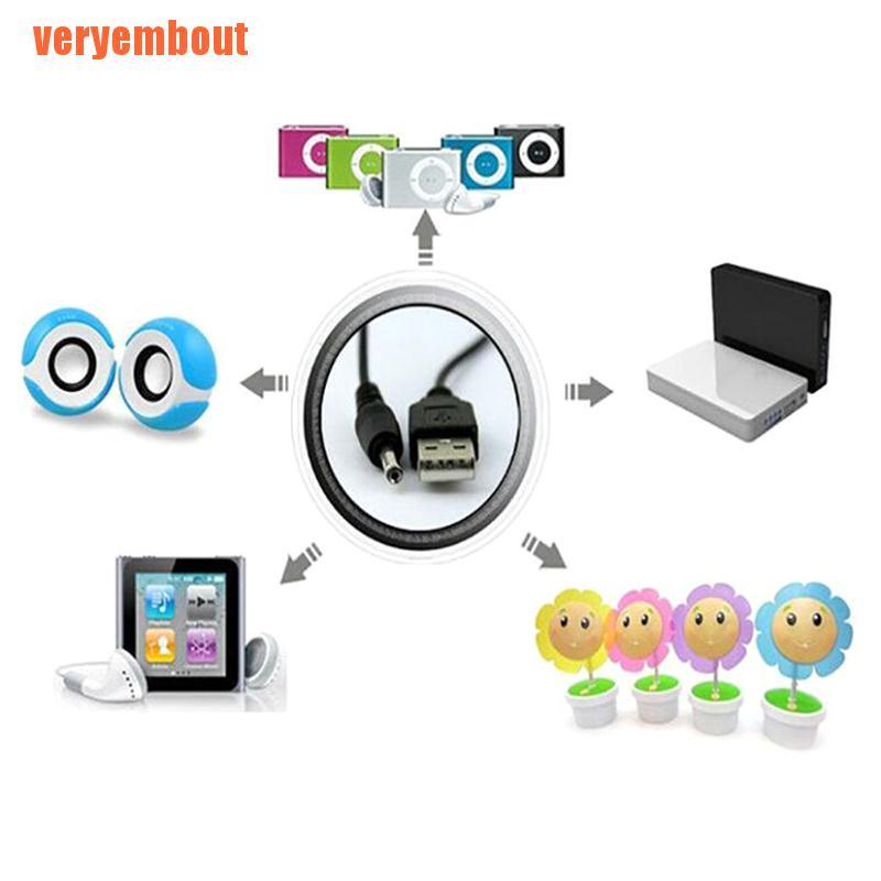 Giắc Chuyển Đổi Từ USB Sang DC 5.5mm * 2.1 / 2.5 * 0.7 / 3.0 * 1.0 / 4.0 * 1.7 / 3.5 * 1.35 5V