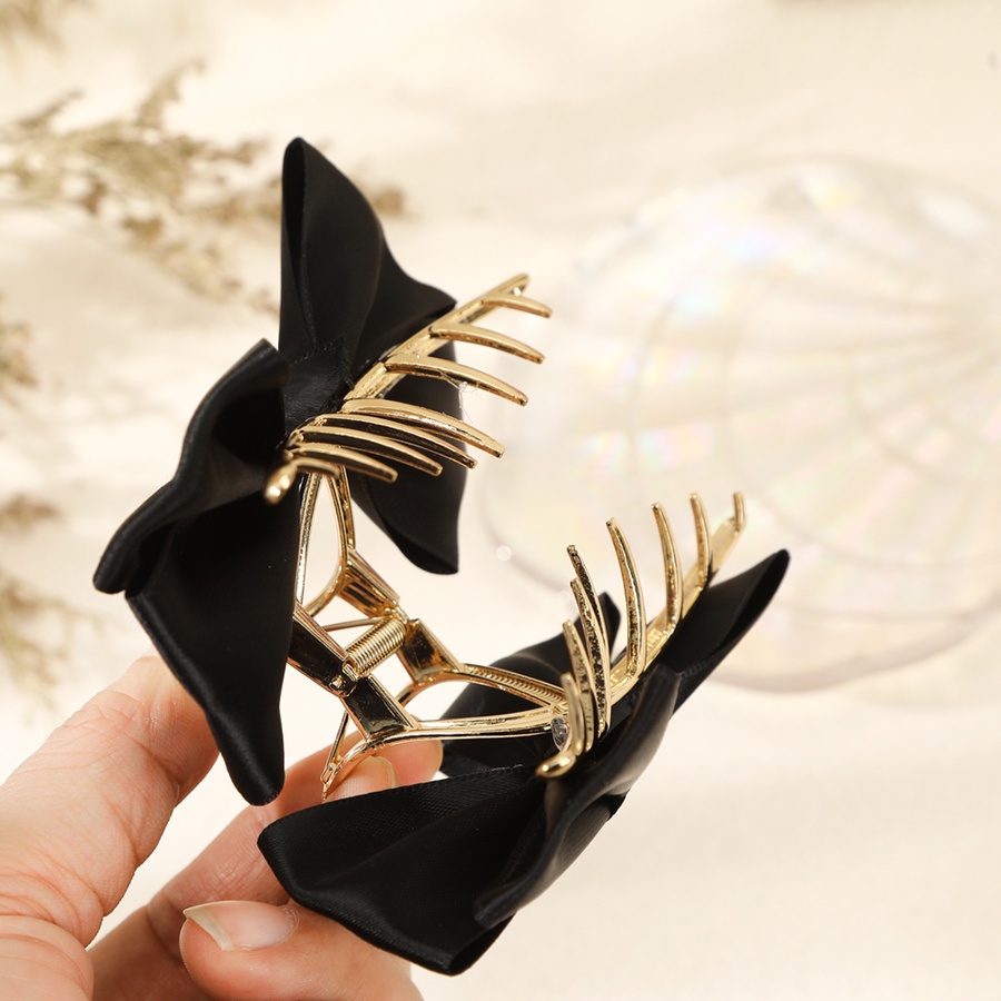 Kẹp Tóc Nơ Kim Loại 11.5cm Thời Trang Hàn Quốc Mới Cho Nữ