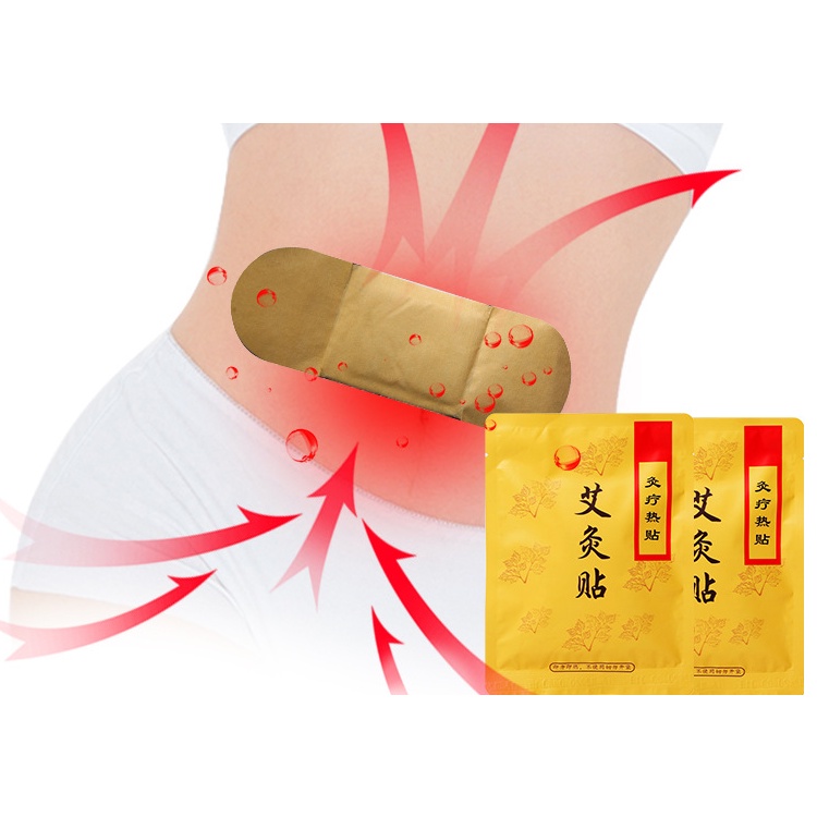 Combo 50 miếng dán nhiệt massage, giá tốt nhất, giảm đau lưng, bụng đa năng