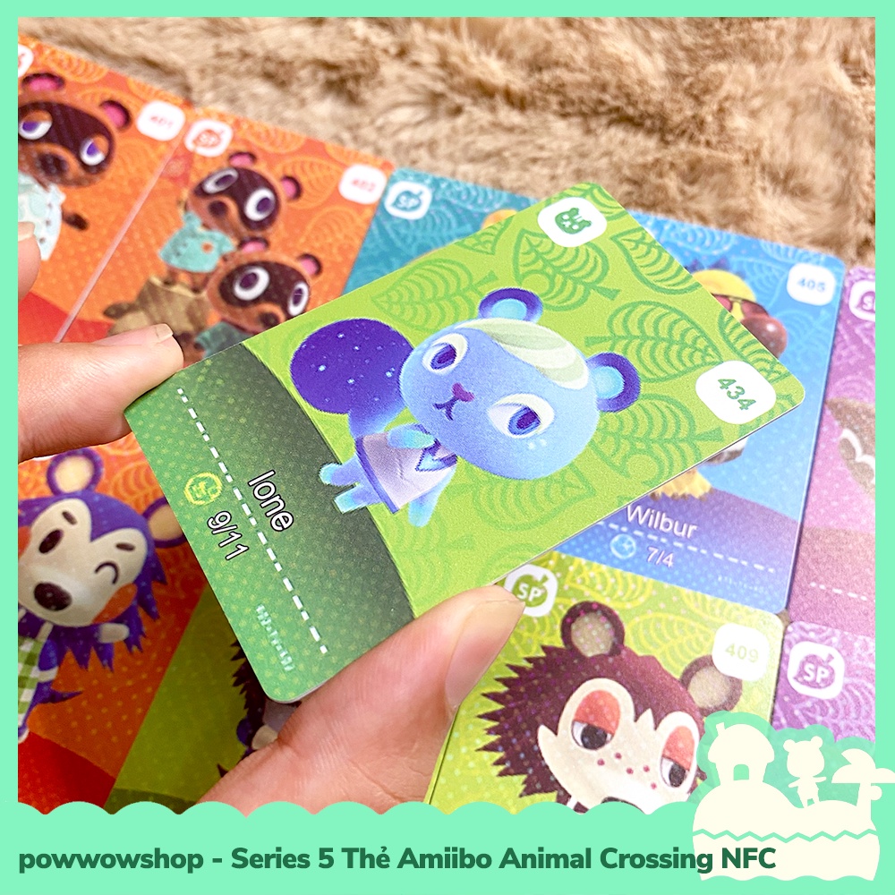 [Sẵn VN - Hỏa Tốc] SERIES 5 - Thẻ Amiibo NFC UV Cán Mờ Game Animal Crossing Horizons Trên Hệ Máy Nintendo Switch