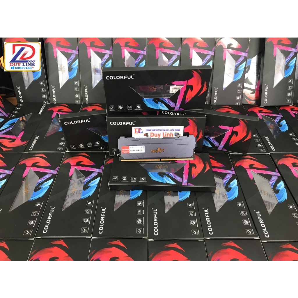 Ram DDR4 Colorful 8G/3000 Battle AX Tản Nhiệt New Bảo Hành chính hãng 36 tháng