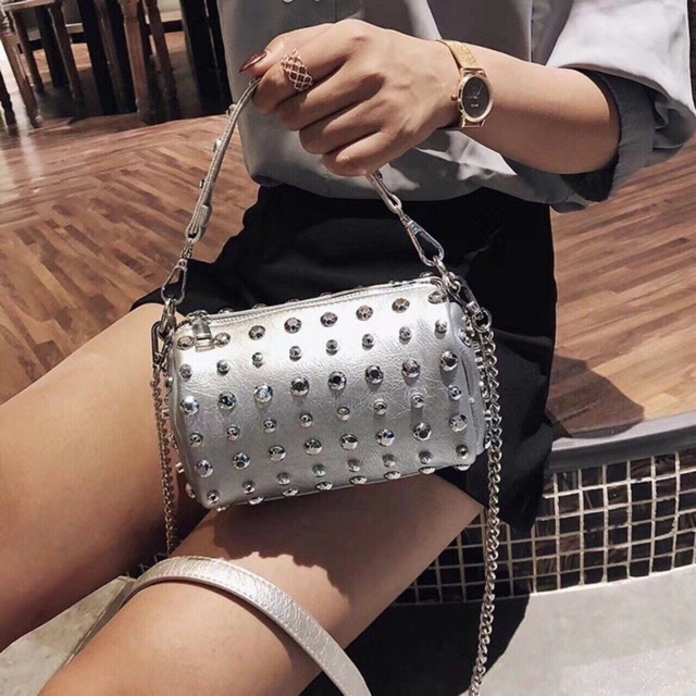 TÚI TRỐNG ĐÍNH ĐÁ