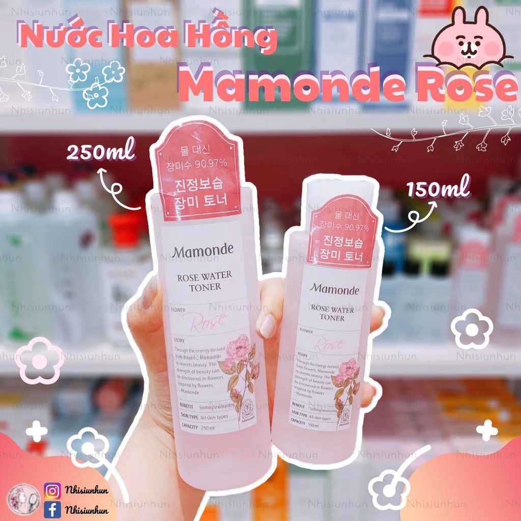 Toner Mamonde Hoa hồng