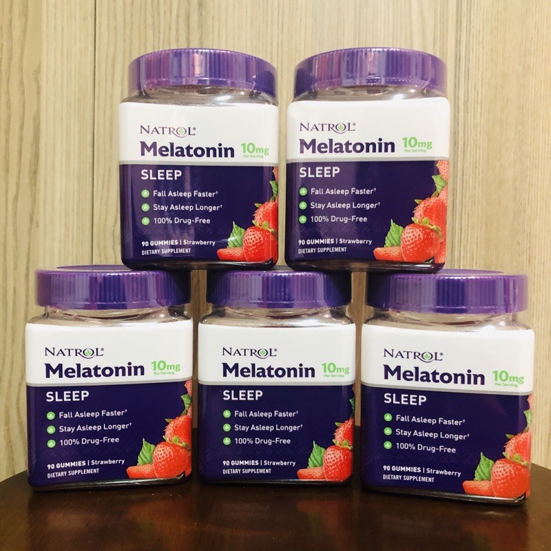 [ Phú Nhuận] Kẹo dâu Na_Trol_Melatonin hỗ trợ giấc ngủ