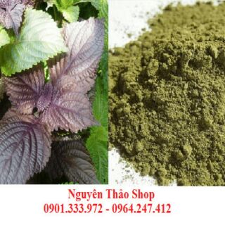 Bột tía tô trong làm đẹp