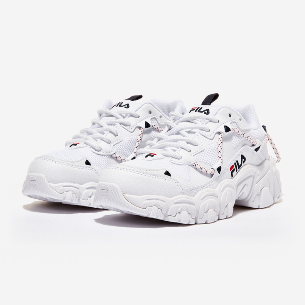 Giày Sneaker Thể Thao Nam Nữ Fila Fluid Màu Trắng chính hãng 100%