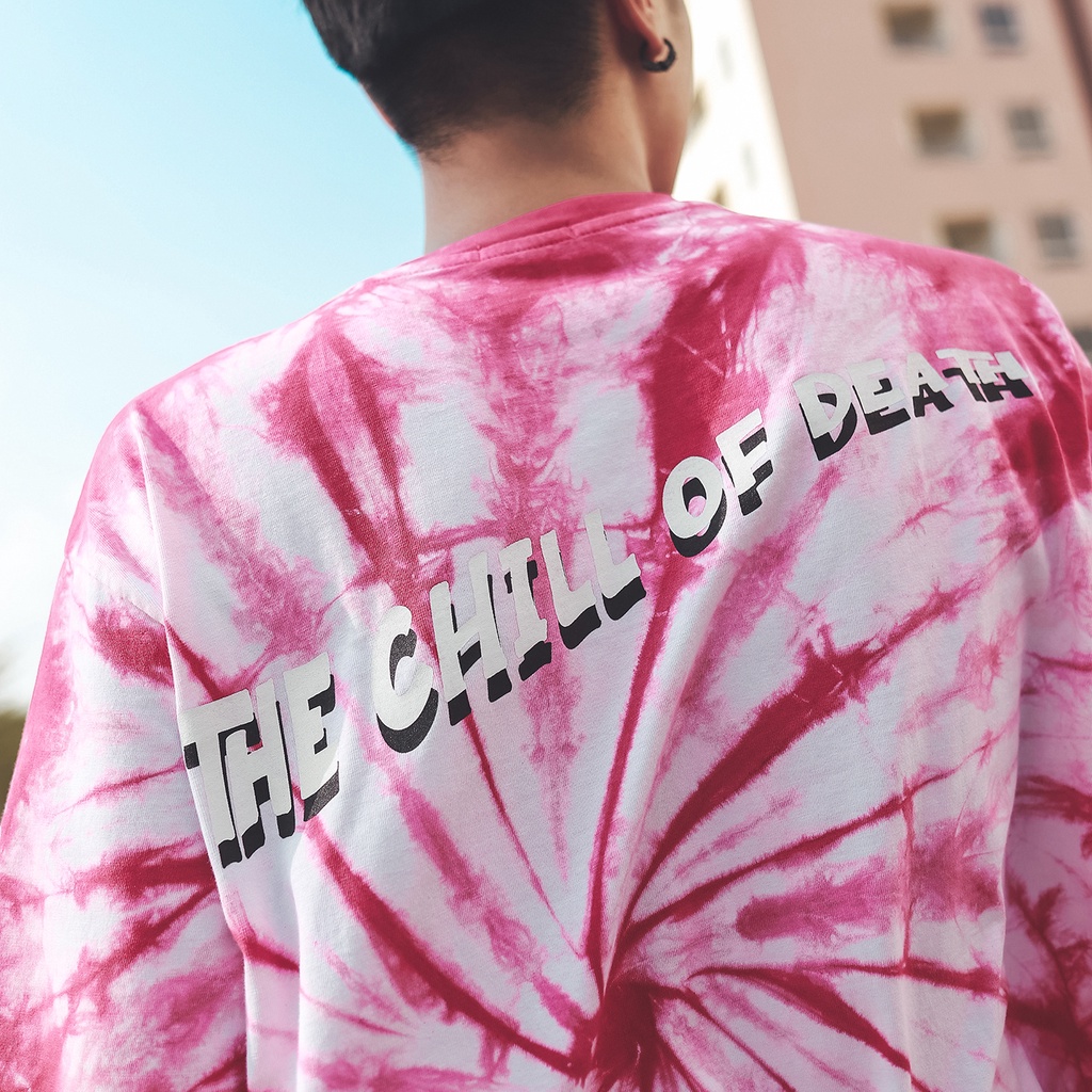 Áo Thun Cigarettes Tie Dye Màu Hồng