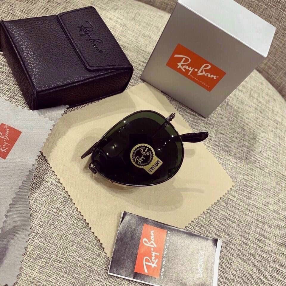 Mắt Kính Mát nam ray ban gấp, tròng thuỷ tinh, hàng đẹp, mẫu hot nhất năm  – Kính mát nam nữ đẹp tặng kèm túi đựng kính | BigBuy360 - bigbuy360.vn