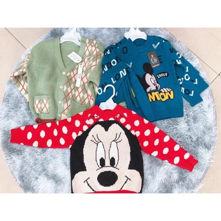 Áo len mickey cho bé gái