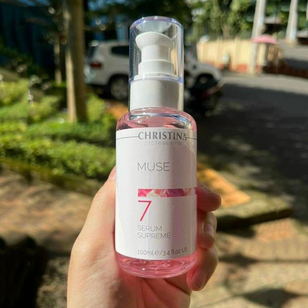 Serum phục hồi, cấp ẩm, thải độc,căng bóng da từ tế bào gốc hoa hồng Muse 7 serum supreme Christina