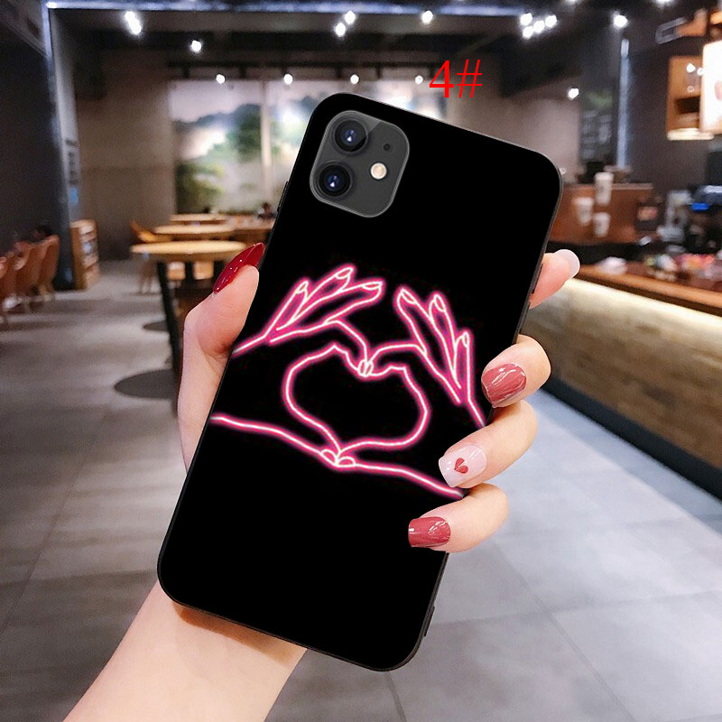 Ốp Lưng Mềm In Hình Cử Chỉ Tay Cho Iphone 11 Pro Max Se 2020