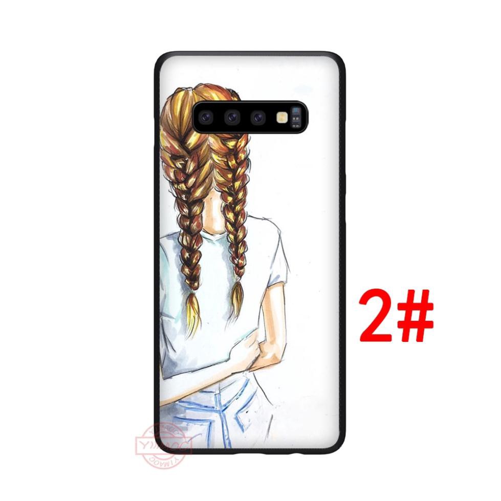 Ốp điện thoại thiết kế phù hợp với đôi bạn thân cho Samsung Galaxy S7 S7Edge S8 S8Plus S9 S9Plus S10 S10Plus Note 8 9