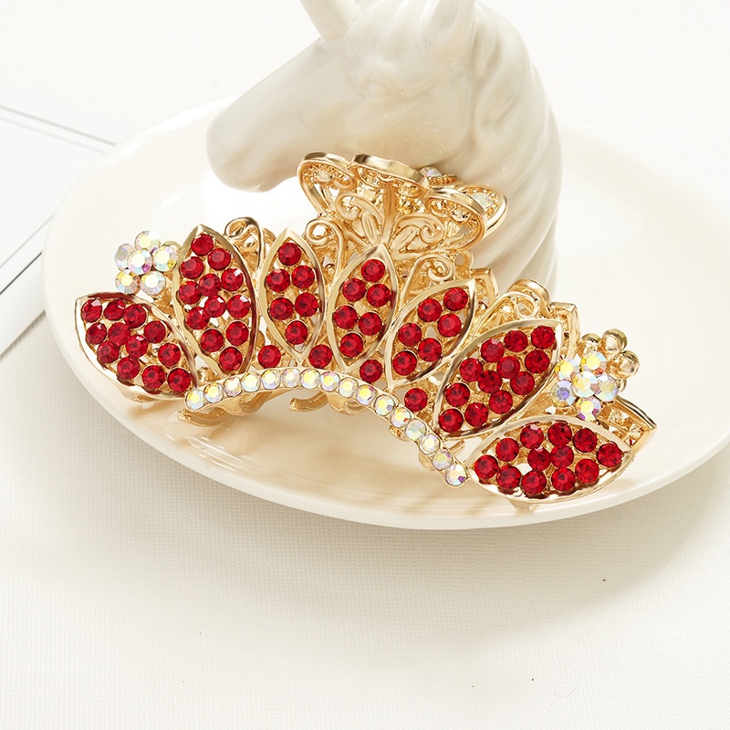 Kẹp Tóc Hình Hoa Đính Đá Phong Cách Thời Trang Hàn Quốc