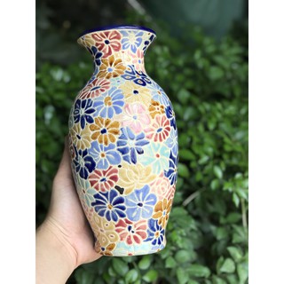 Bình bách hoa gốm sứ biên hòa 24cm