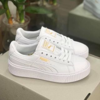 GIÀY P.UMA ALL WHITE LEATHER (pu.ma full trắng)