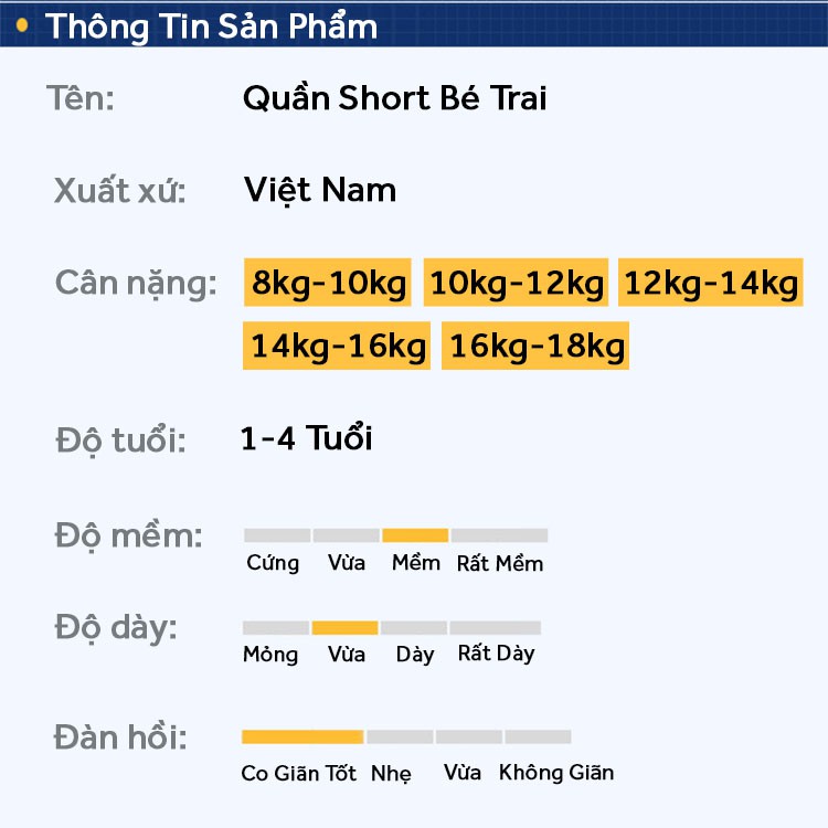 Quần Short Bé Trai Quần Đùi Trẻ Em Thú Hoạt Hình Vải Cotton Cao Cấp Co Giãn 4 Chiều Cho Bé 8kg 18kg