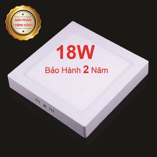 Đèn LED ốp trần vuông 18W