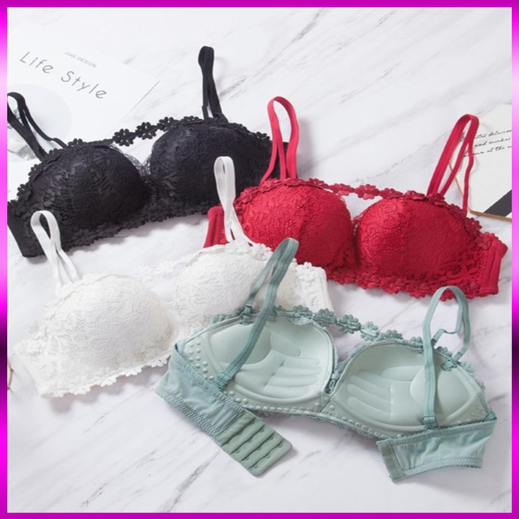 ÁO LÓT REN HOA HỒNG NÂNG NGỰC HÌNH BÀN TAY SIÊU ĐIỆU | BigBuy360 - bigbuy360.vn