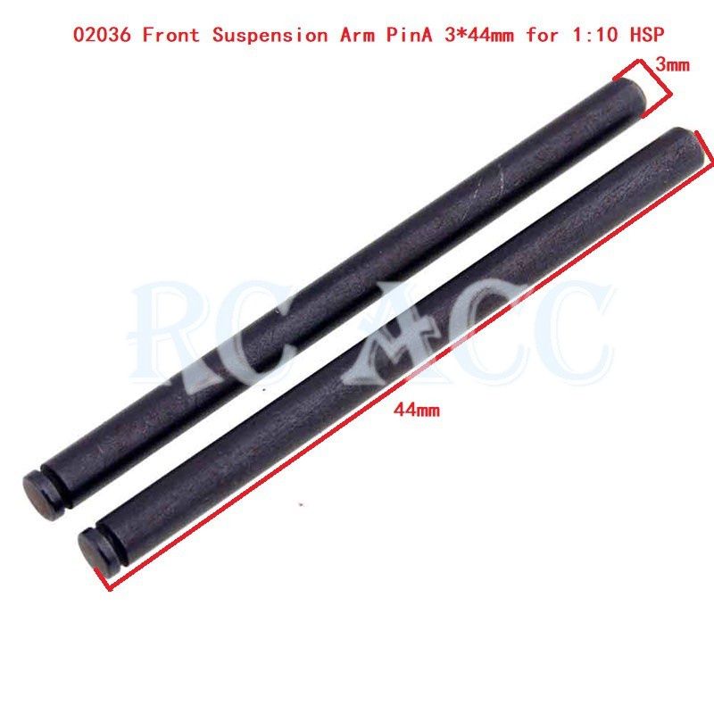 Set 2 Phụ Kiện Cánh Tay Trước 02036 3*44mm Cho Xe Điều Khiển HSP 1:10