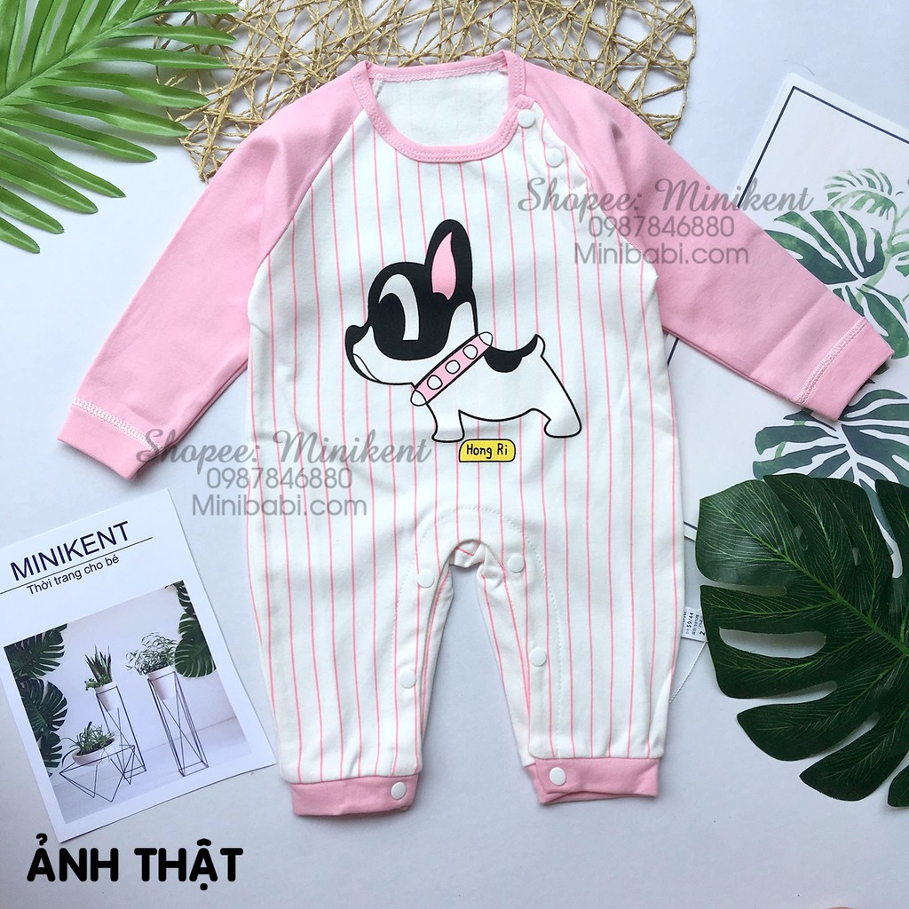 Áo body dài tay bé trai / bé gái vải cotton cute với nhiều mẫu 11-20