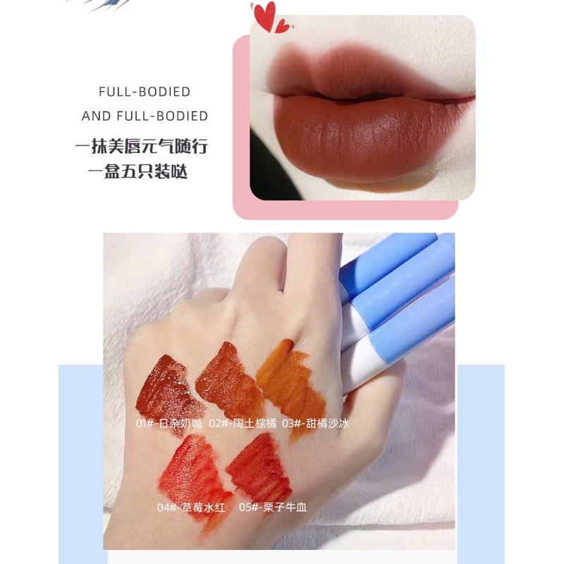 SET 5 CÂY SON KEM KTE | BigBuy360 - bigbuy360.vn