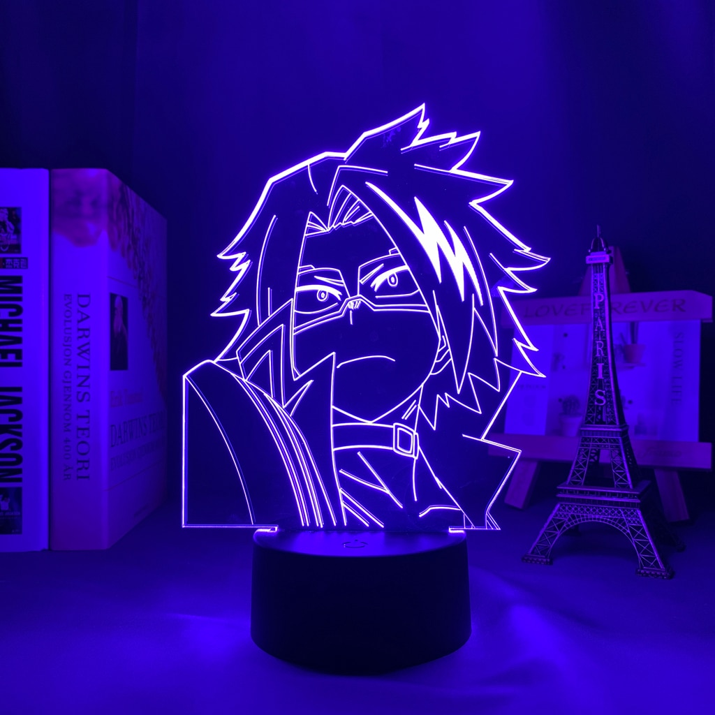 Đèn Ngủ Led 3d Hình Nhân Vật Anime My Hero Academia Denki Kaminari Dùng Trang Trí Phòng Ngủ