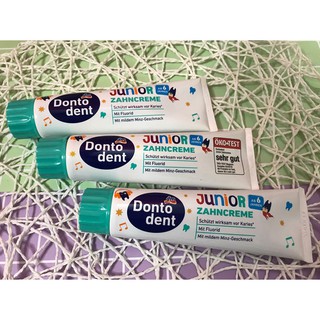 Kem đánh răng trẻ em Dontodent Junior 100ml - Hàng chuẩn Đức